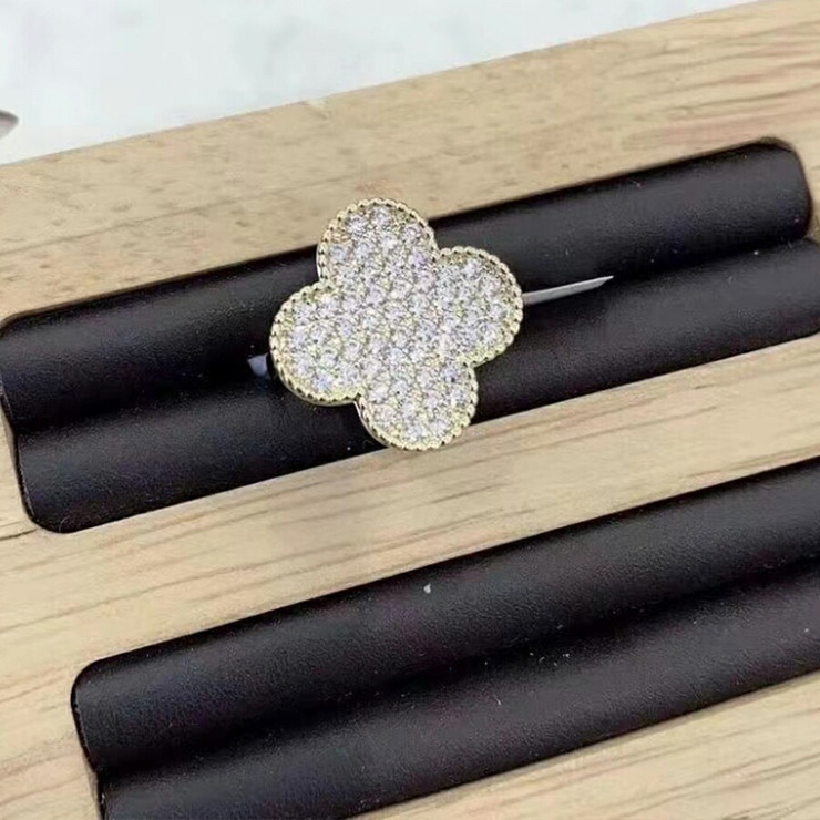 クローバーデザインリング オープンリング レディース | SLENDER | 詳細画像8 