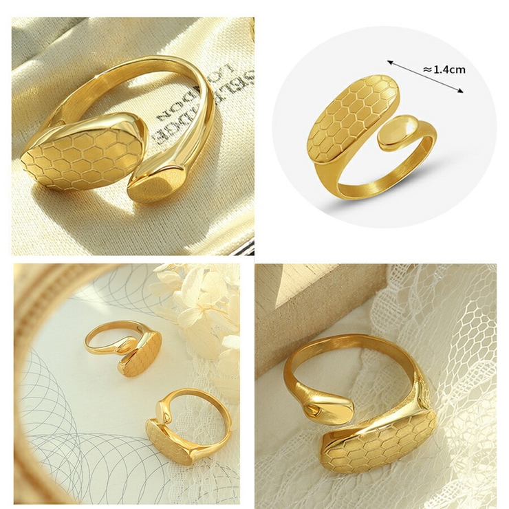 デザインオープンリング ボリュームリング 男女兼用 | SLENDER | 詳細画像7 