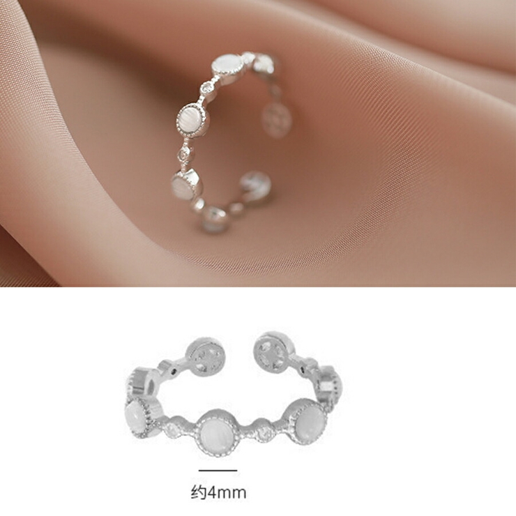 デザインオープンリング シルバー レディース | SLENDER | 詳細画像7 