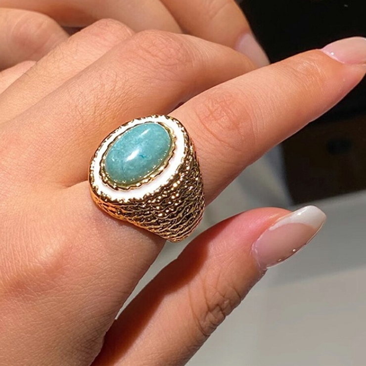 ゴールド | デザインオープンリング ゴールド 存在感抜群 | SLENDER