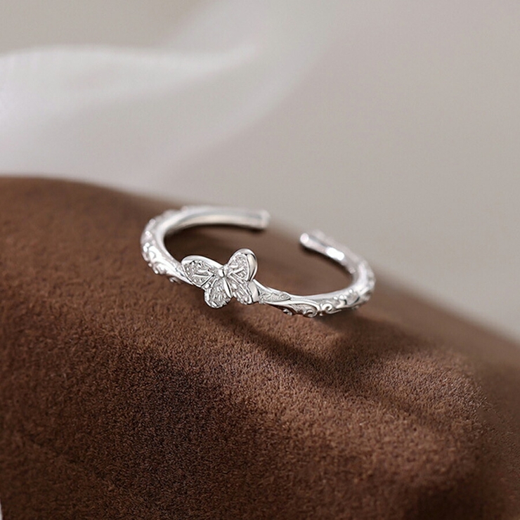 バタフライオープンリング シルバー925 ジルコニア | SLENDER | 詳細画像3 