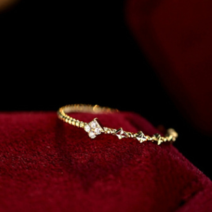 ゴールド | デザインオープンリング ゴールド シルバー | SLENDER