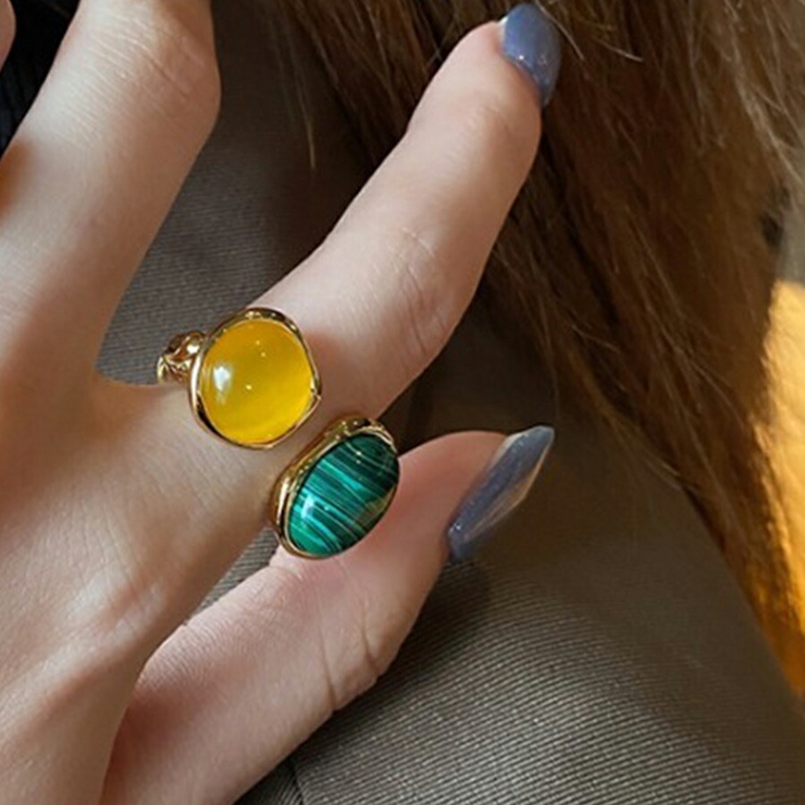 ゴールド | デザインオープンリング ゴールド 存在感抜群 | SLENDER