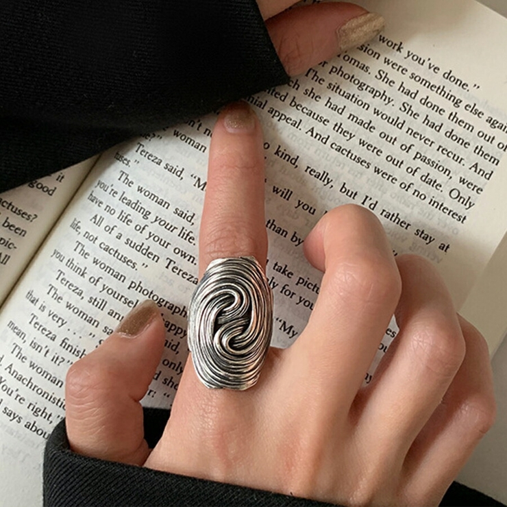 デザインオープンリング 存在感抜群 個性的 | SLENDER | 詳細画像2