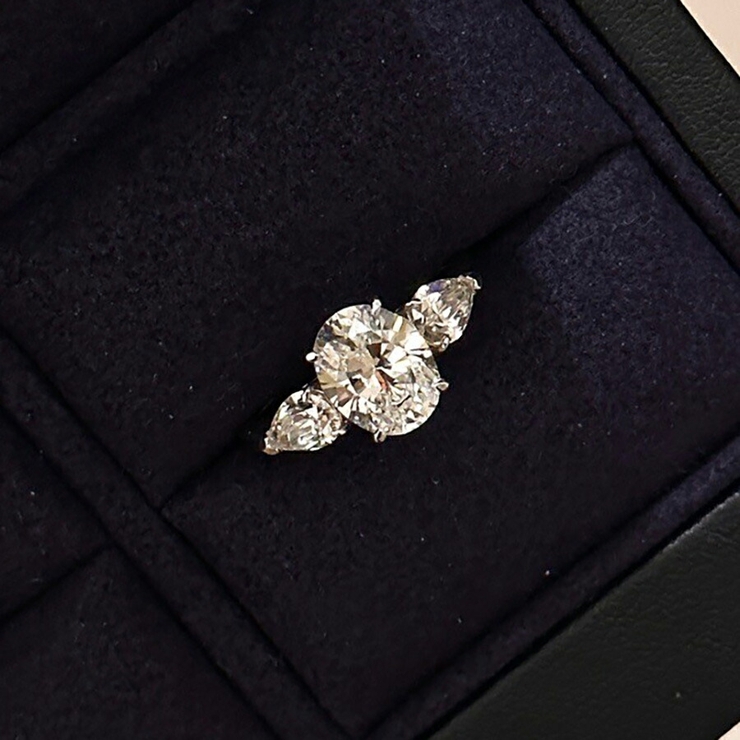 ジルコニアデザインオープンリング ワンポイント おしゃれ | SLENDER | 詳細画像4 