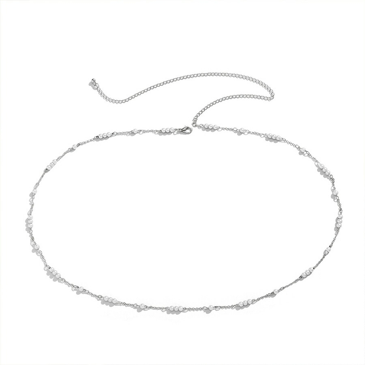 パールビーズウエストチェーン ボディチェーン 上品 | SLENDER | 詳細画像8 