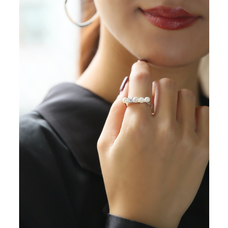 ビジューパールデザインリング 品番 Mitw Osharewalker オシャレウォーカー のレディースファッション通販 Shoplist ショップリスト