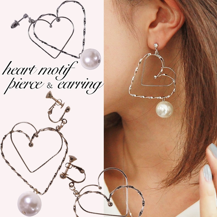 パール2連ハートピアス イヤリング 品番 Mitw Osharewalker オシャレウォーカー のレディースファッション通販 Shoplist ショップリスト