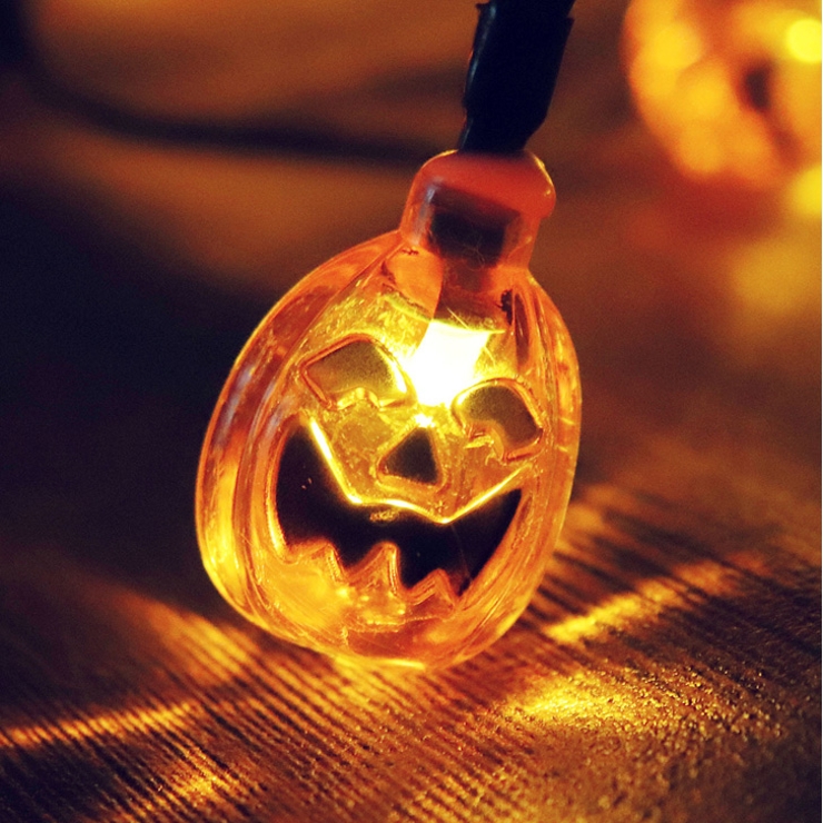 594円 新作 送料無料 ハロウィン カボチャ 飾り ハロウィンろうそくライト ジャック オー ランタン 12個