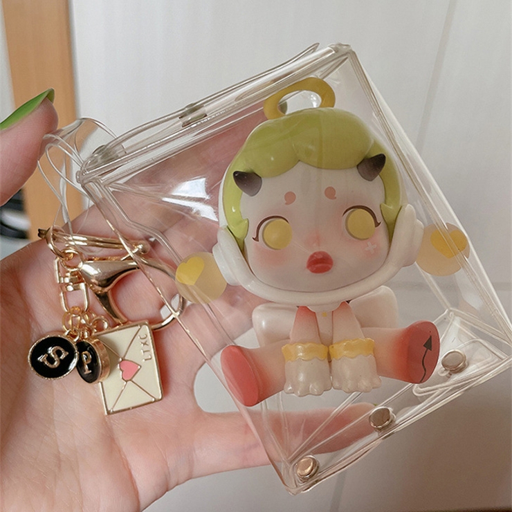 AouBoom Ceri ぬいぐるみ+Clear Pouch ぬいぐるみ 透明 ポーチ 見せる バッグ クリアポーチ オタ活 痛