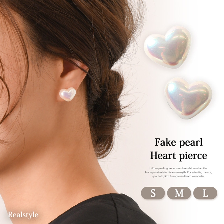 ピアス レディース ハート[品番：JOKW0013548]｜REAL STYLE