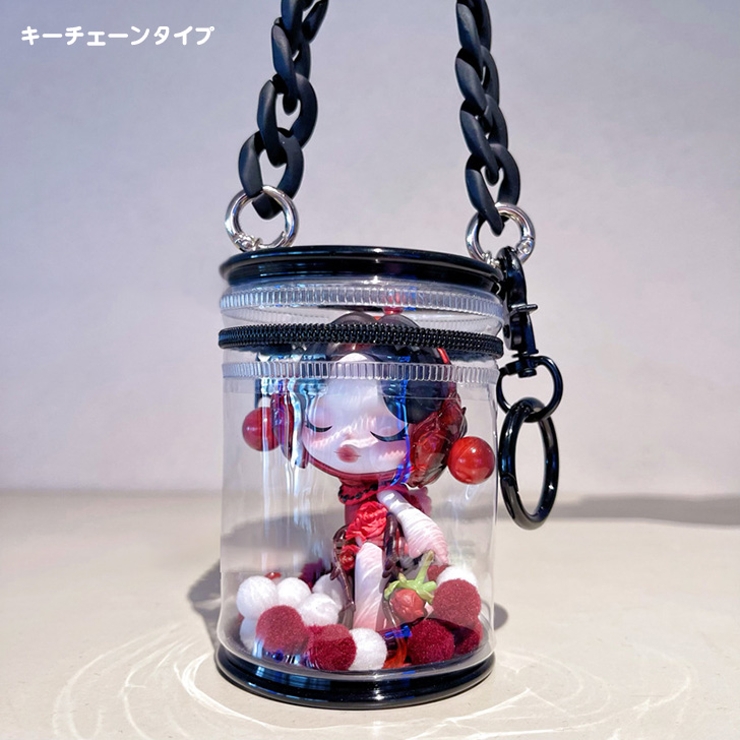 クリアポーチ ぬいぐるみ キーホルダー[品番：JOKW0014074]｜REAL