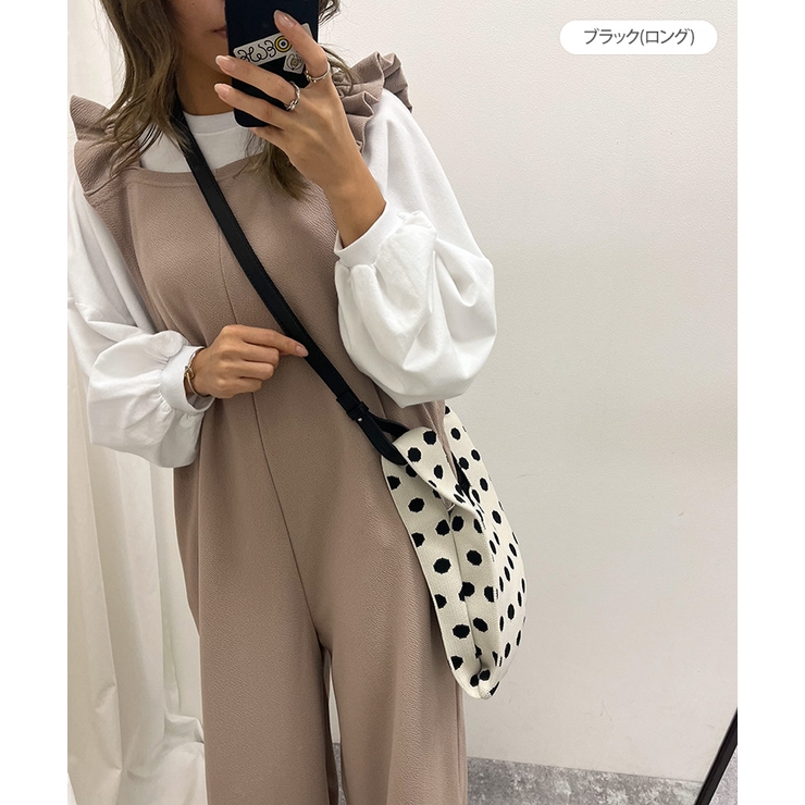ショルダーストラップ ニット バッグ[品番：JOKW0014678]｜REAL