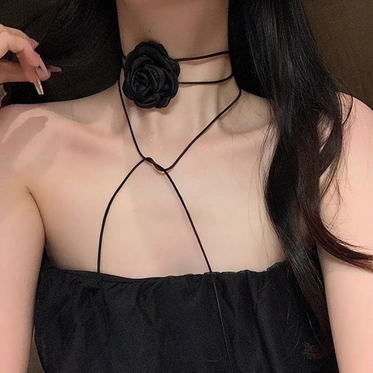 チョーカー ローズ モチーフ[品番：JOKW0016404]｜REAL STYLE（リアル