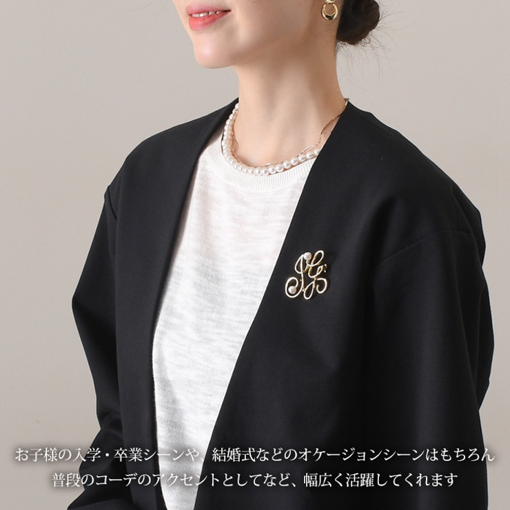 ブローチ ピン パール[品番：JOKW0015401]｜REAL STYLE（リアル