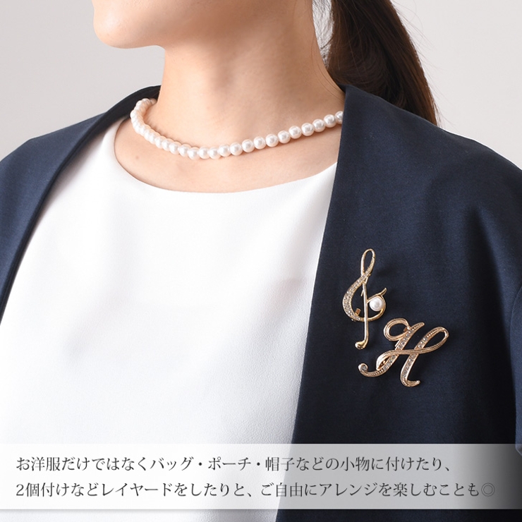ナンバーナイン キムタク着 ハート涙 安全ピン ネックレス