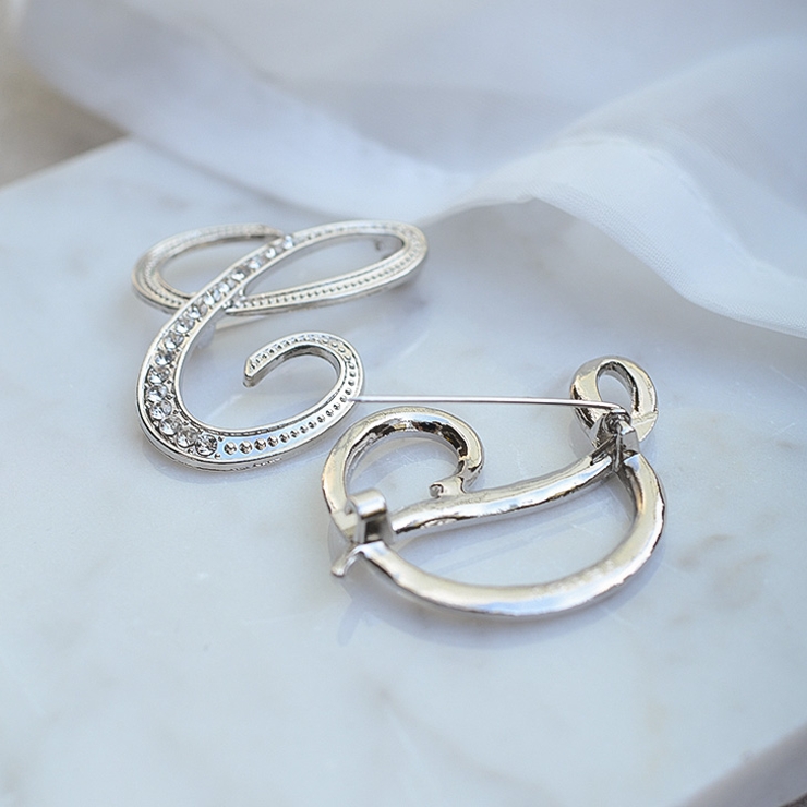 ブローチ ピン イニシャル | REAL STYLE | 詳細画像8 