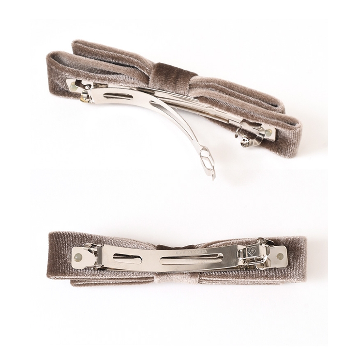 バレッタ リボン ベロア | REAL STYLE | 詳細画像9 