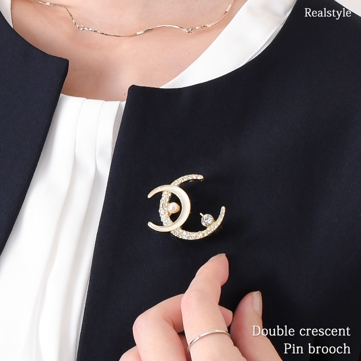 ブローチ ピン パール | REAL STYLE | 詳細画像1 