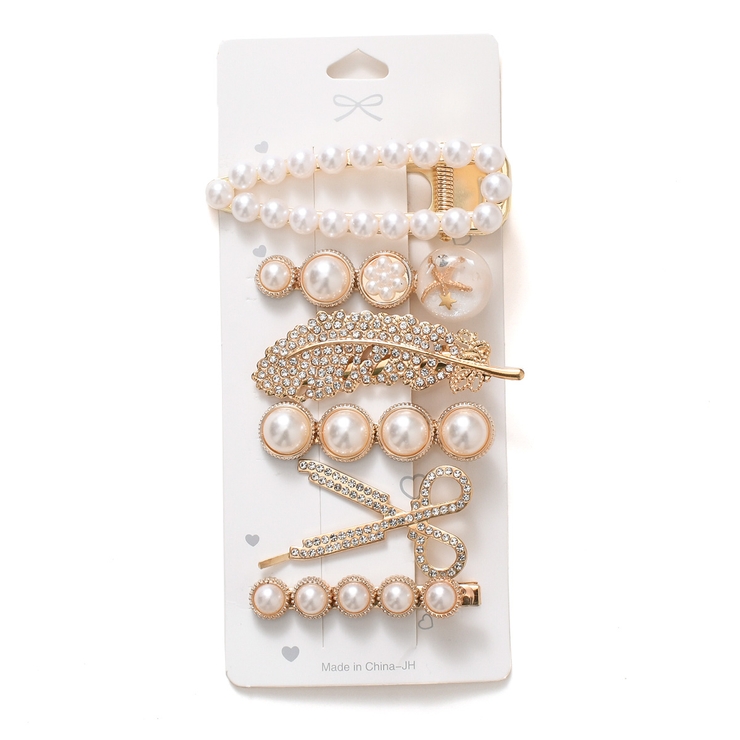 ヘアクリップ セット パール[品番：JOKW0015206]｜REAL STYLE（リアル
