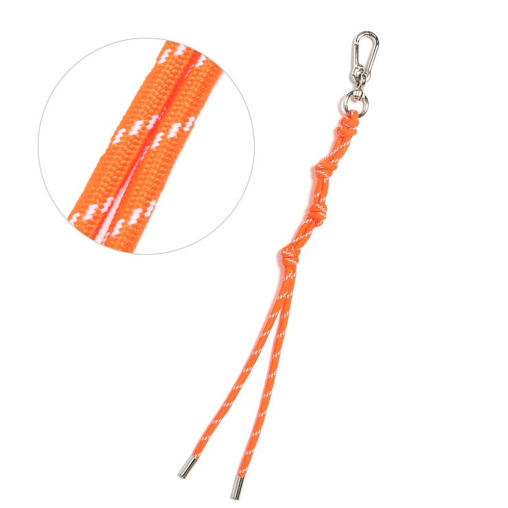 オレンジ | パラコード チャーム ストラップ | REAL STYLE