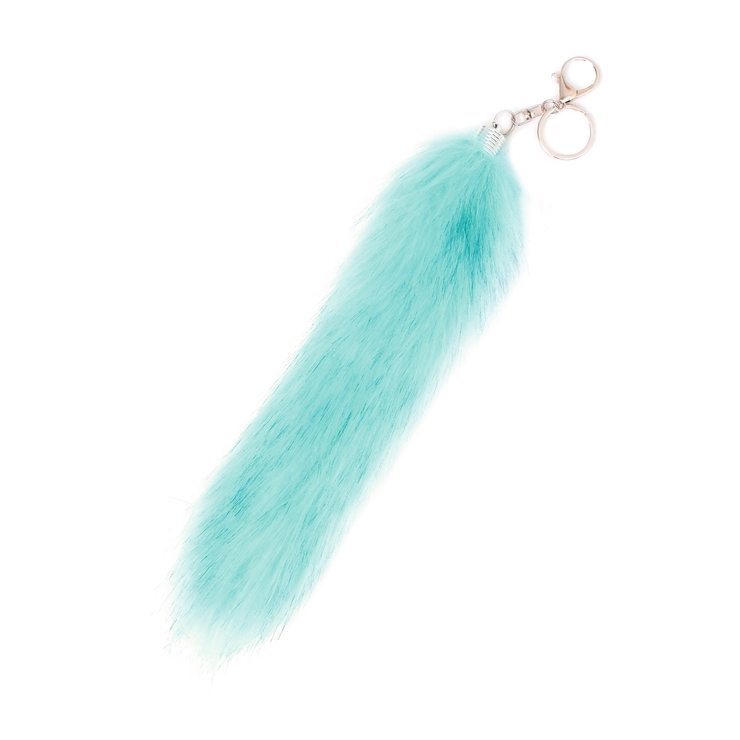 ミント | しっぽキーホルダー フェイクファー チャーム | REAL STYLE