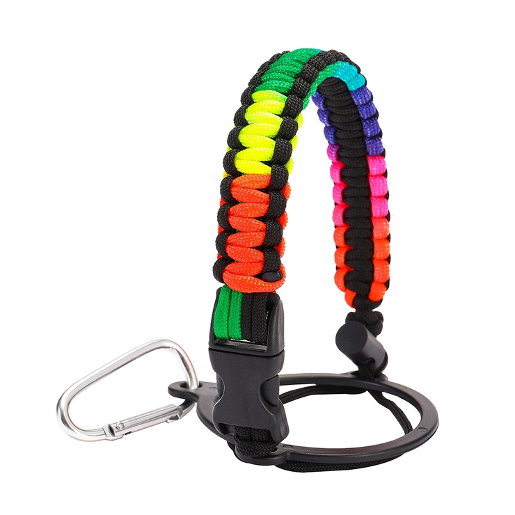 レインボー | ペットボトルホルダー ハンドストラップ 紐 | REAL STYLE