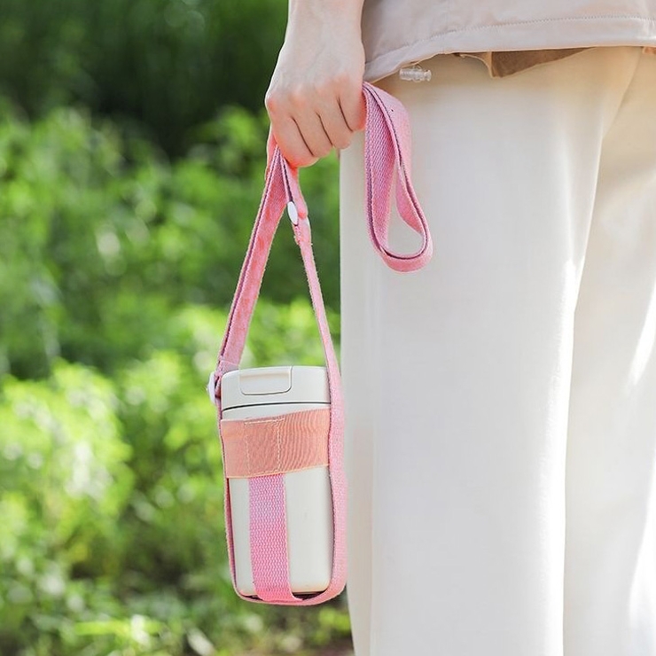 ピンク | ペットボトルホルダー 肩掛け ショルダー | REAL STYLE