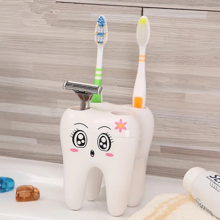 ホワイト | 歯ブラシスタンド 歯ブラシケース 歯ブラシホルダー | REAL STYLE