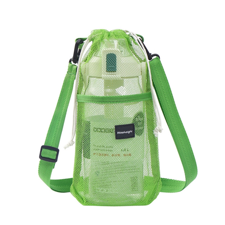 グリーン(Mサイズ) | 水筒カバー ペットボトルホルダー スマホポーチ | REAL STYLE