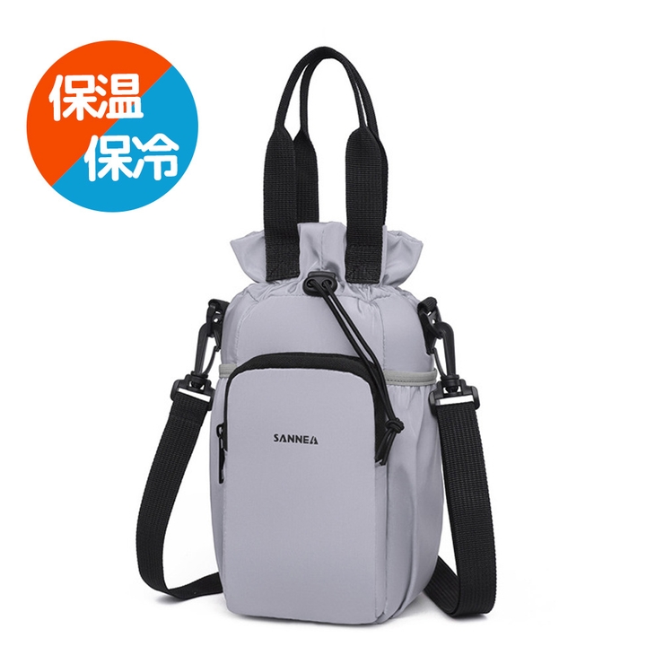 グレー | ペットボトルホルダー 保冷 2本 | REAL STYLE