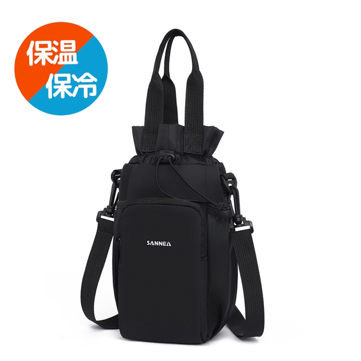 ブラック | ペットボトルホルダー 保冷 2本 | REAL STYLE