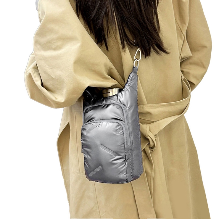 シルバー | ペットボトルホルダー 2本 入る | REAL STYLE