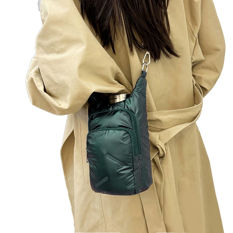 グリーン | ペットボトルホルダー 2本 入る | REAL STYLE