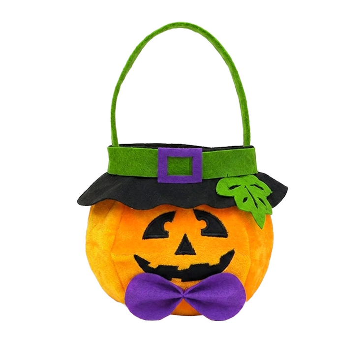 オレンジ×パンプキン(帽子) | ハロウィン バッグ 手提げ | REAL STYLE
