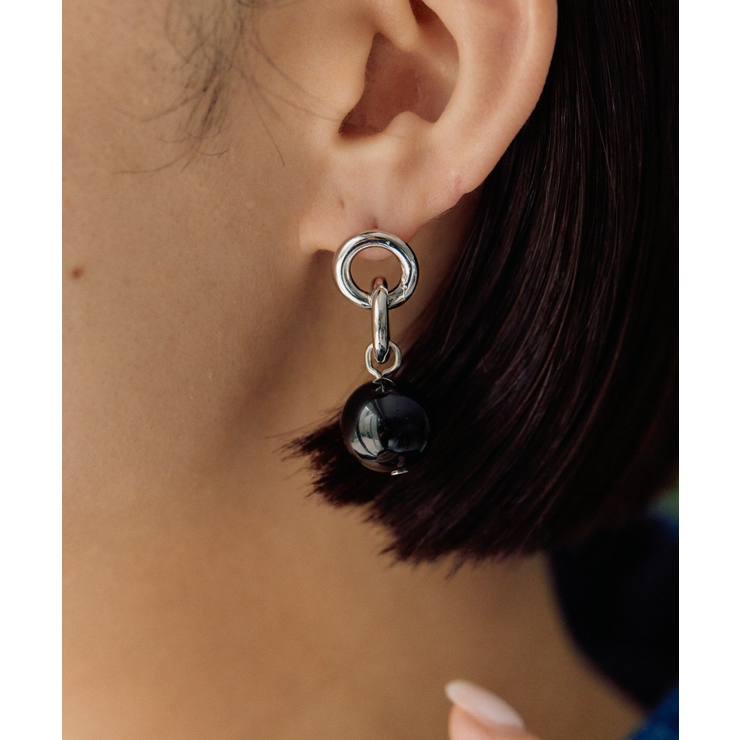 【ear PAPILLONNER】ラウンドストーンピアス | PAL GROUP OUTLET | 詳細画像5 