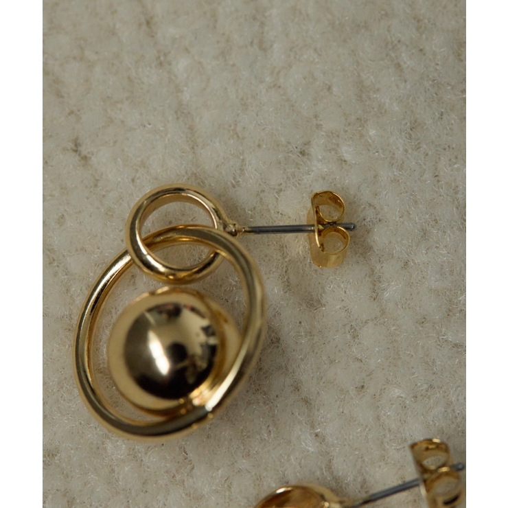 【ear PAPILLONNER】BIGボール×フープピアス | PAL GROUP OUTLET | 詳細画像3 