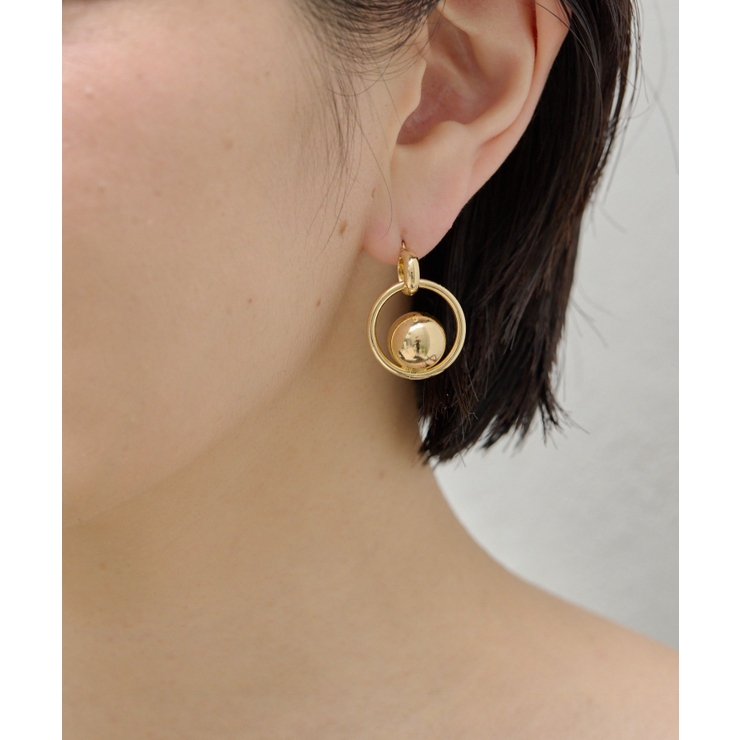 【ear PAPILLONNER】BIGボール×フープピアス | PAL GROUP OUTLET | 詳細画像4 