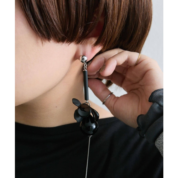【ear PAPILLONNER】BIGドロップフラワーピアス | PAL GROUP OUTLET | 詳細画像12