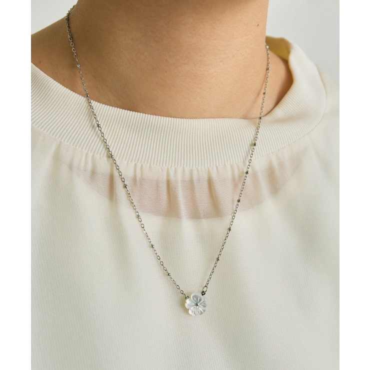 【ear PAPILLONNER】SUシェルフラワーネックレス | PAL GROUP OUTLET | 詳細画像11 