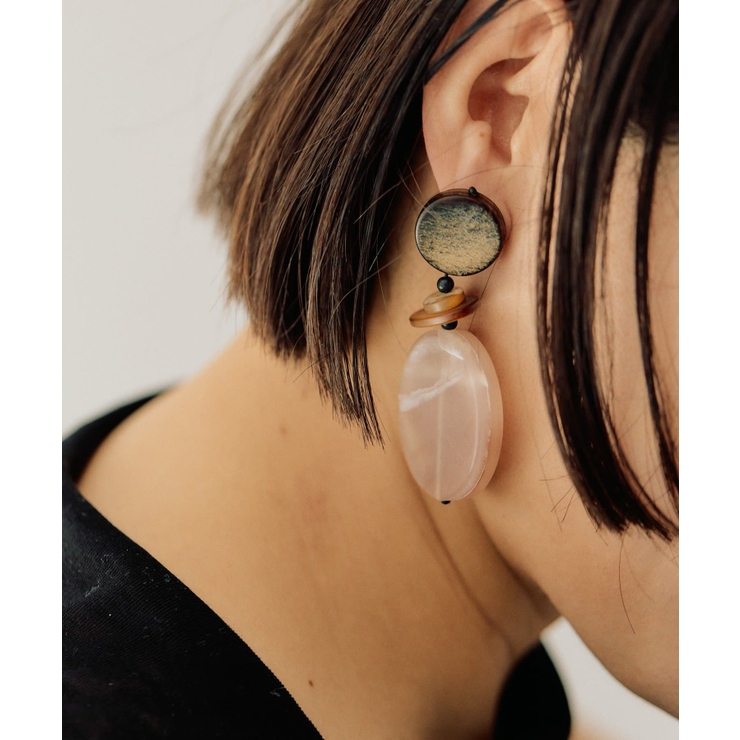 【ear PAPILLONNER】ニュアンスマーブルピアス | PAL GROUP OUTLET | 詳細画像9 