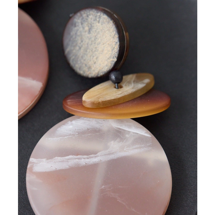 【ear PAPILLONNER】ニュアンスマーブルピアス | PAL GROUP OUTLET | 詳細画像1 