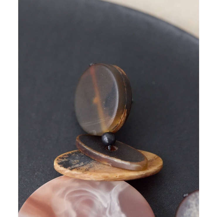 【ear PAPILLONNER】ニュアンスマーブルピアス | PAL GROUP OUTLET | 詳細画像3 