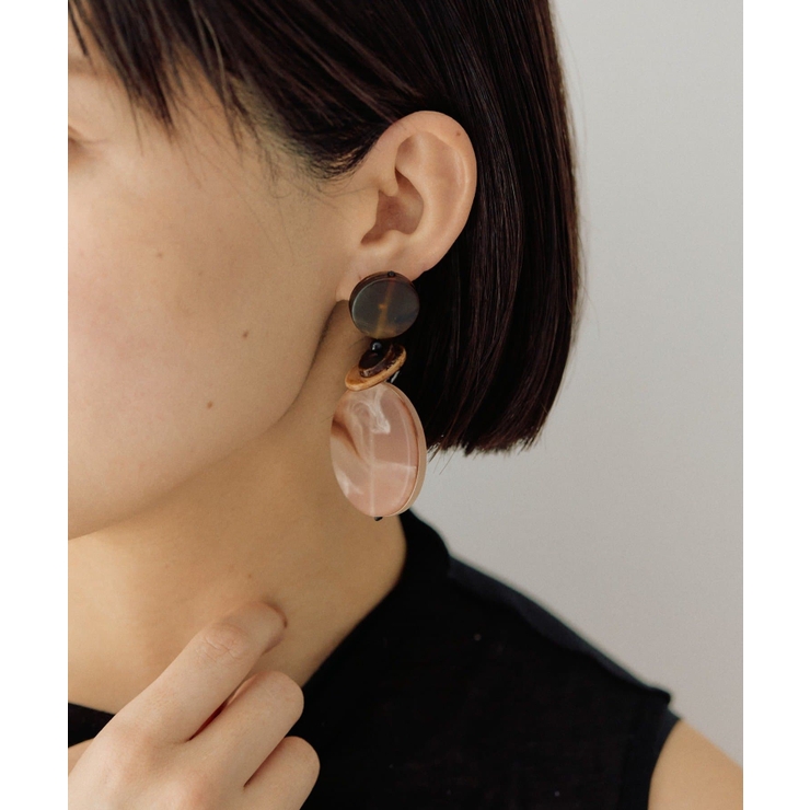 【ear PAPILLONNER】ニュアンスマーブルピアス | PAL GROUP OUTLET | 詳細画像6 