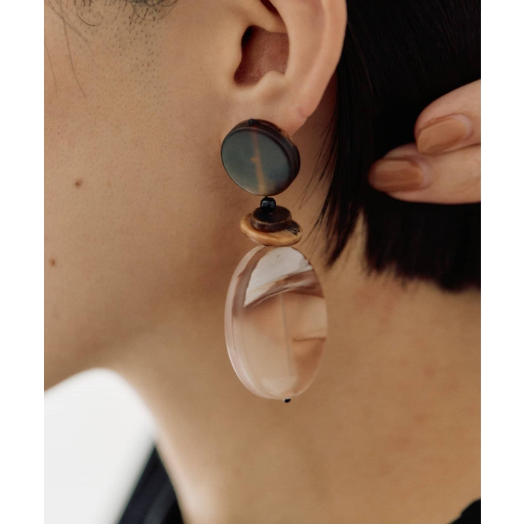 【ear PAPILLONNER】ニュアンスマーブルピアス | PAL GROUP OUTLET | 詳細画像8 