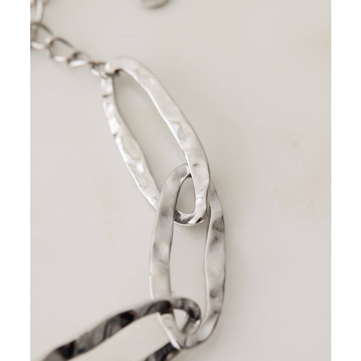 【ear PAPILLONNER】SUテクスチャーBIGチェーンブレスレット | PAL GROUP OUTLET | 詳細画像8 