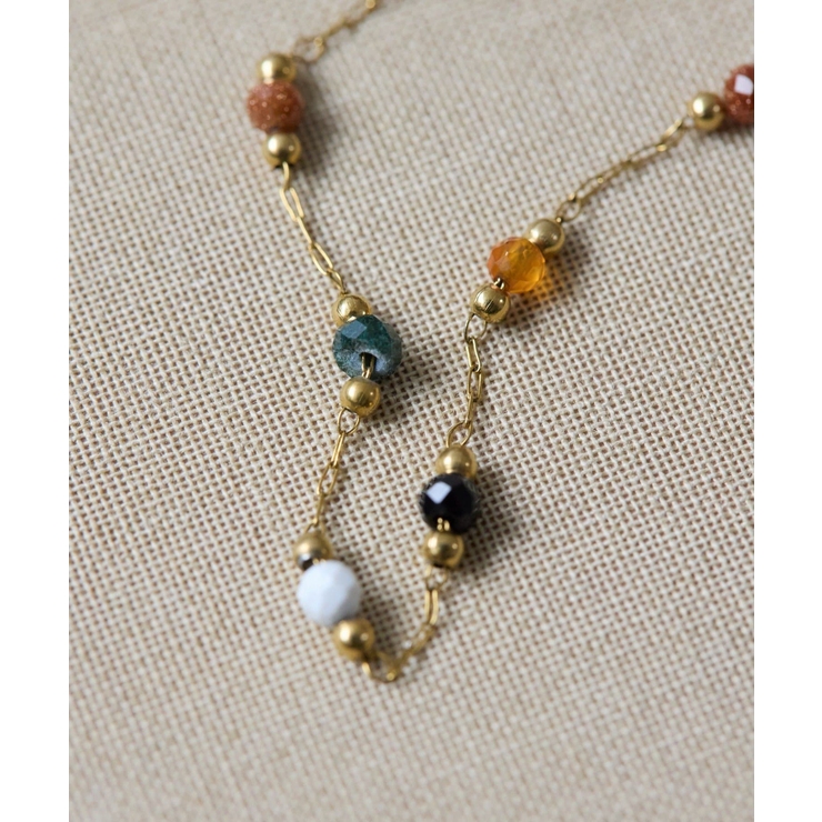 【ear PAPILLONNER】SUブラウンストーンブレスレット | PAL GROUP OUTLET | 詳細画像2 