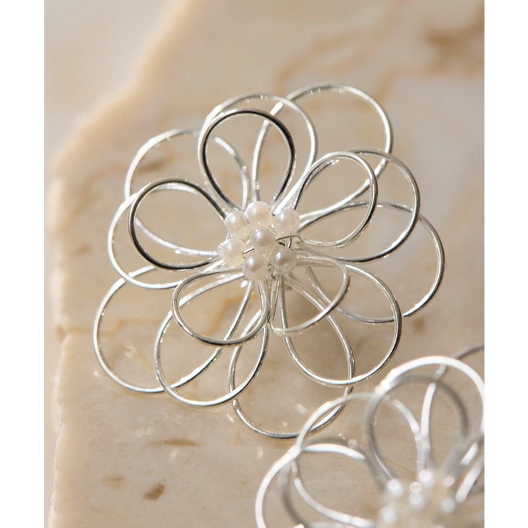 【ear PAPILLONNER】ワイヤーフラワーピアス | PAL GROUP OUTLET | 詳細画像7 