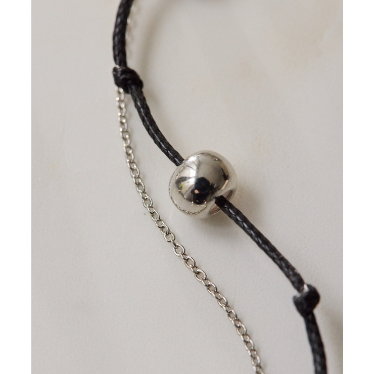 【ear PAPILLONNER】Pボール2連ネックレス | PAL GROUP OUTLET | 詳細画像2 