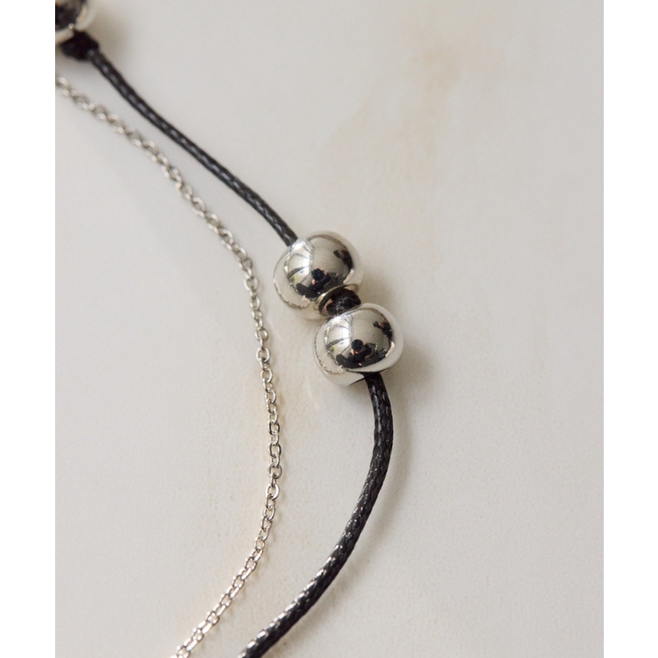 【ear PAPILLONNER】Pボール2連ネックレス | PAL GROUP OUTLET | 詳細画像6 